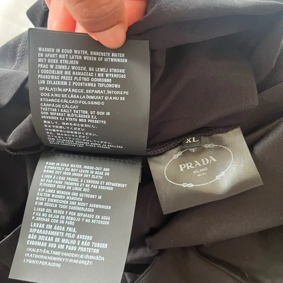 Prada Black Short-Sleeve Crewneck T-Shirt - Picture 8 of 8